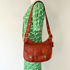 🦄 Rare Vintage Coach Rust Pony Express
Pouch Bag 9500